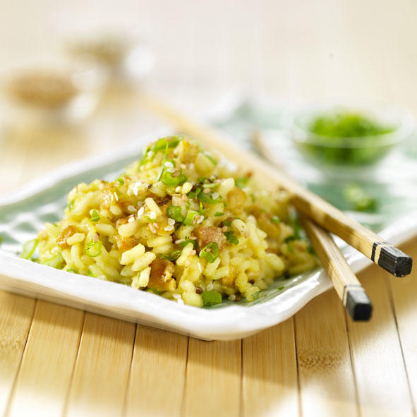 Un dîner bio : Risotto à l’indonésienne Un dîner bio : Risotto à l’indonésienne